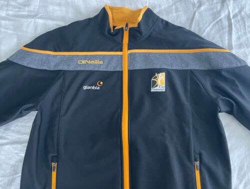 NWT O’Neill’s Kilkenny “The Cats” Youth 13 Hurling Slaney Soft Shell Zip Jacket - Picture 1 of 9