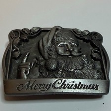 Buckles of America Santa Merry Christmas Belt Buckle Limited Edition 0497/2000