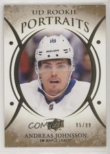 2018 Upper Deck UD Portraits Rookies Gold Foil 95/99 Andreas Johnsson #P-97 8cb