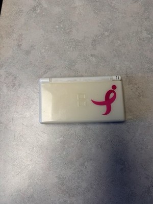 Nintendo DS Lite Breast Cancer Awareness Edition Susan G Koman - WORKS GREAT!!!!