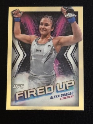 2024 Topps Chrome UFC - Fired Up Alexa Grasso #FDP-3