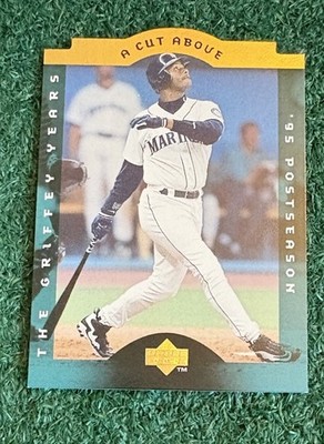 KEN GRIFFEY JR. - MLB HOF - 1996 COLLECTOR'S CHOICE A CUT ABOVE INSERT CARD #CA9