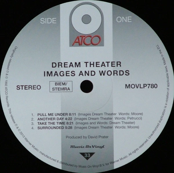 Dream Theater – Images And Words LP Vinyl Record MOVLP780 NM/NM- - Image 3 of 4