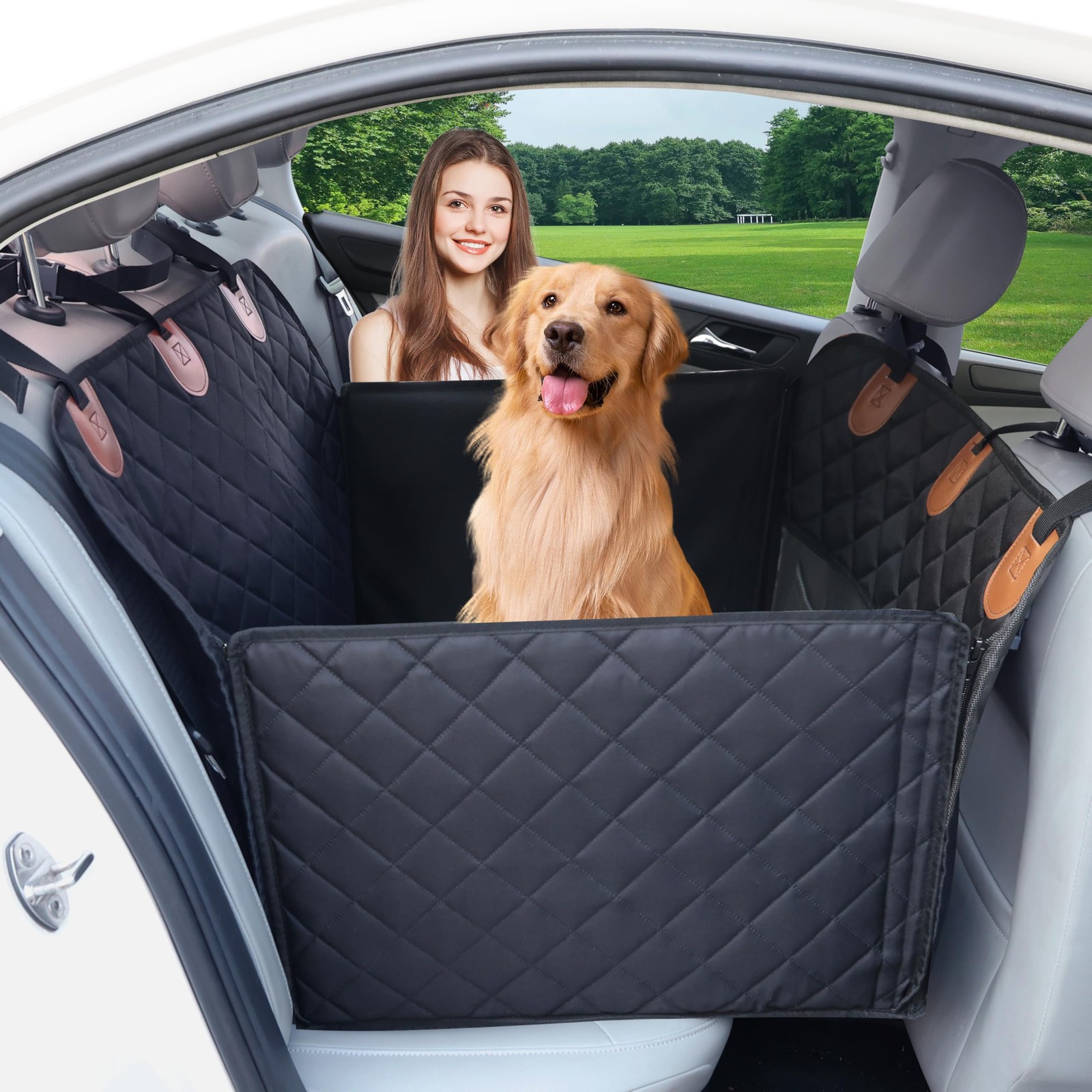 Housse voiture chien et tapis de protection de siège auto universel