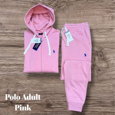 Adult Soft Pink Polo Ralph Lauren Sweat Suit (XL)