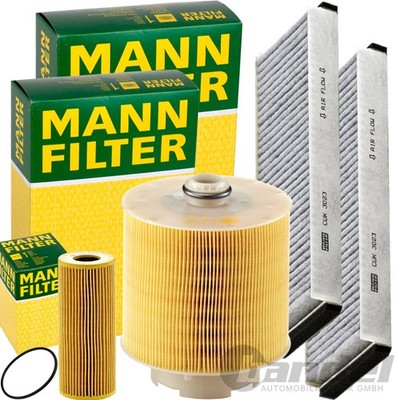 MANN FILTER INSPEKTIONSPAKET passend für AUDI A6 C6 2.4/2.8/3.0/3.2 / FSI TFSI