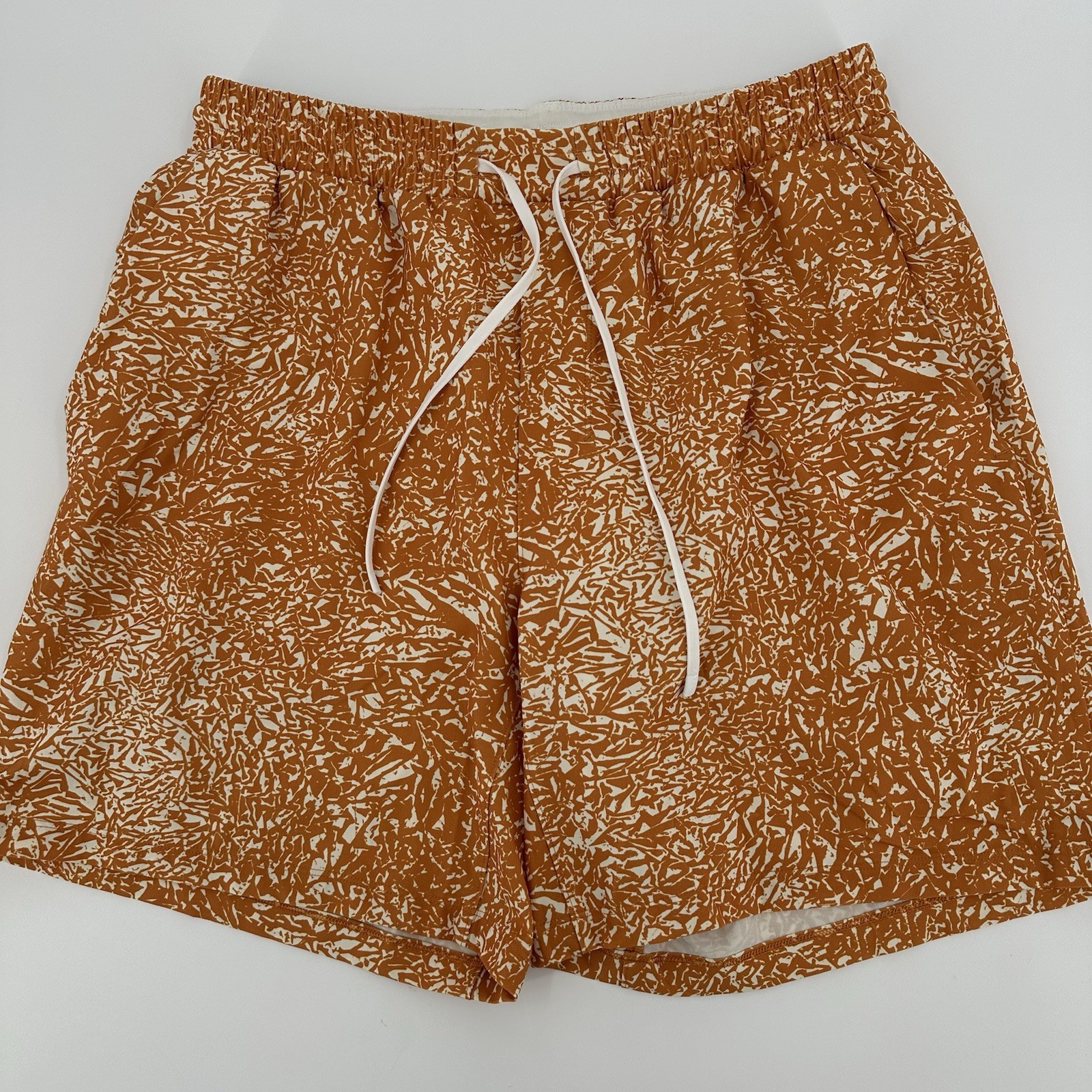 Lululemon Shorts Mens Medium Pool Short 7” Autumn Sorbet Orange Clementine Lined