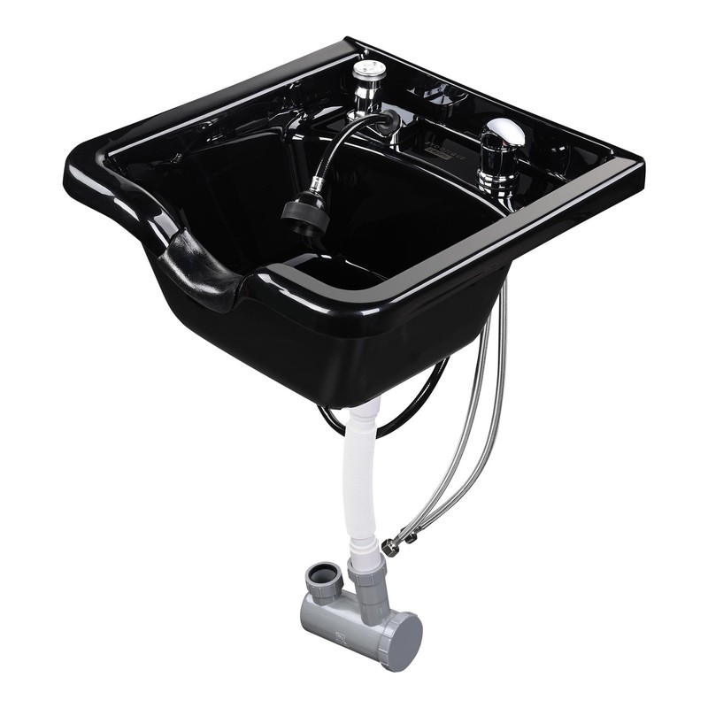 Byootique Shampoo Bowl Hair Sink Vacuum Breaker Trap Barber Salon w/Neck Rest