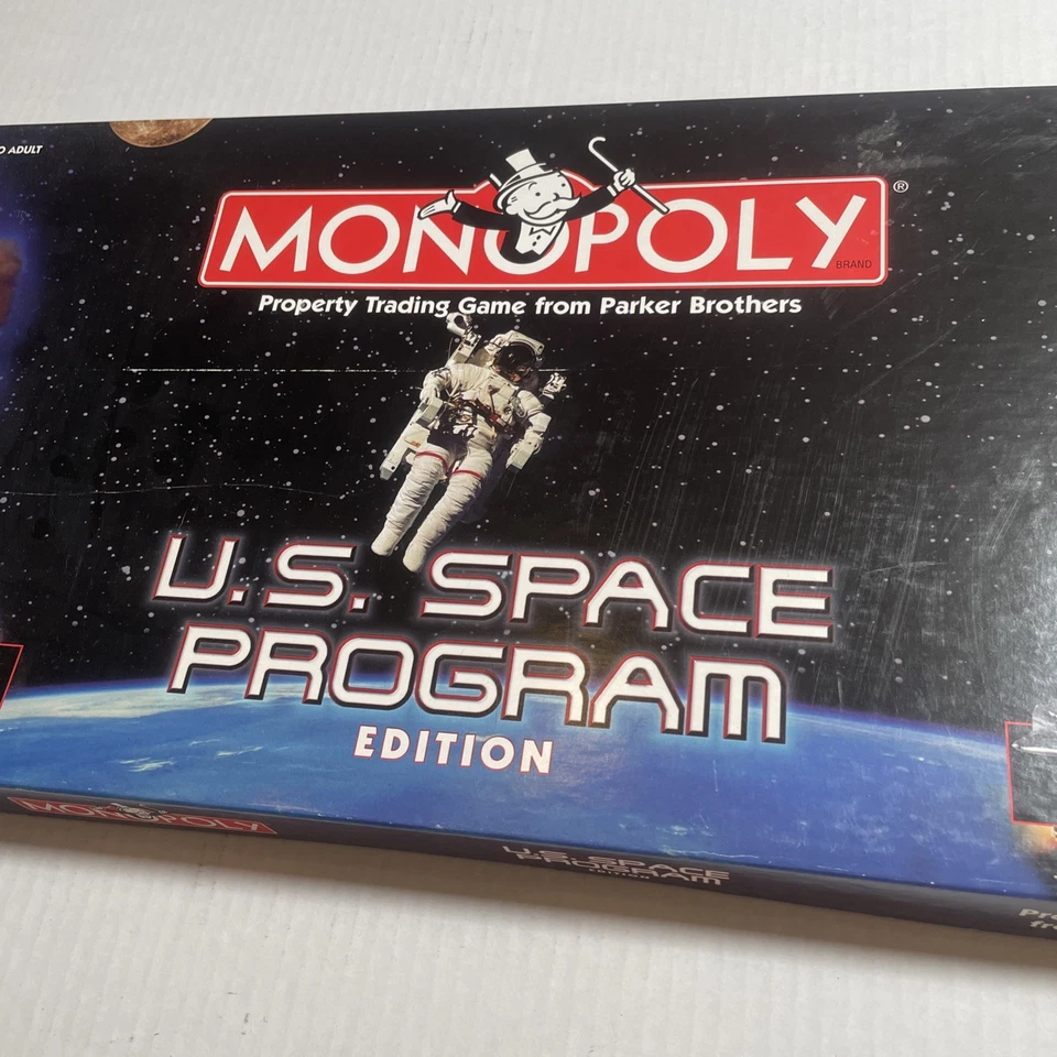 Monopoly U.S. Space Program Edition NASA Astronaut Brand - Sealed Cards & Pieces - Image 2 of 4