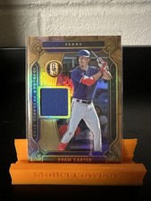 Evan Carter Chronicles Gold Standard Swatches Card (2023)