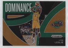 2022 Panini Prizm WNBA Dominance Green Prizm Lisa Leslie #9 HOF 1n9c