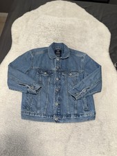Gap Denim Teen Girls Large 10 Blue Denim Trucker Western Jacket