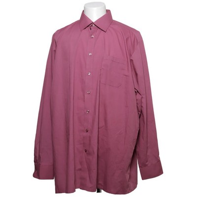 Dressmann, Hemd, Größe: 45/46, Lila, Baumwolle/Polyester, Einfarbig, Herren #foA