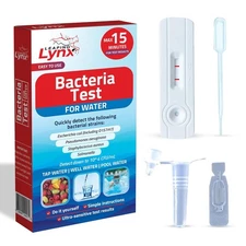 Bacteria Water Test Kit – Coliform, E. coli & Salmonella Detection for Well... 