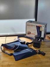 SM/MED - Sharper Image Powerboost Air Compression Boots Electric Leg Massager