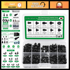 350PCS Computer Screws Kit - 6-32 to M3 Standoffs, SSD, Hard Drive, ATX Case