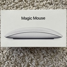 Apple A1657 Magic Mouse Wireless Bluetooth Laser Rechargeable Lightning White