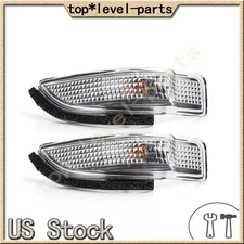 2Pc For Toyota Camry Corolla 2014-2018 Car Side Mirror Turn Signal Light Lamps