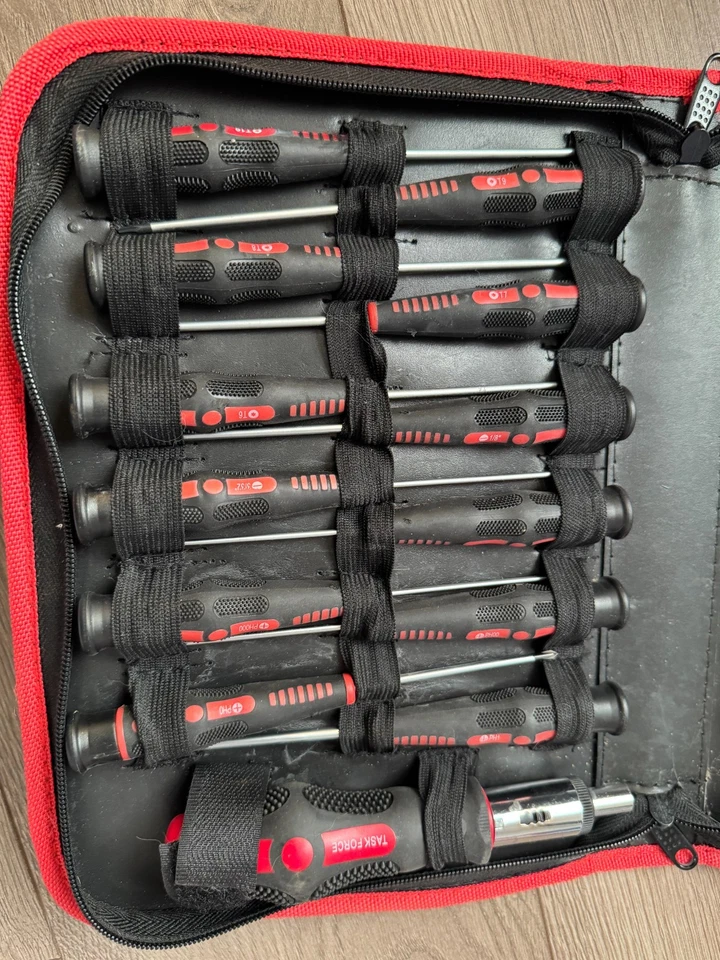 Task Force Precision 39-Piece Tool Set #278730 – Compact Hand Tool Kit - Image 2 of 4