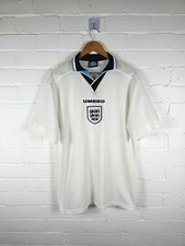 Umbro England 1995/1996 Home Football Shirt XL Vintage EURO 96