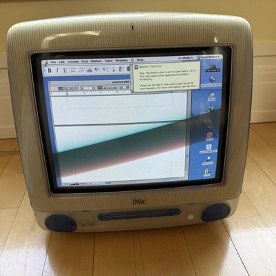 Apple iMac G3 M5521 Indigo Tested Working
