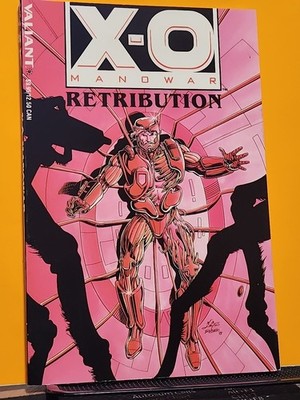 X-O Manowar-Retribution White Logo (Valiant Comics 1993)