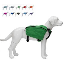 Dog Backpack for Hiking, Multifunctional Dog Day Pack Zippered Travel Dog Sad...