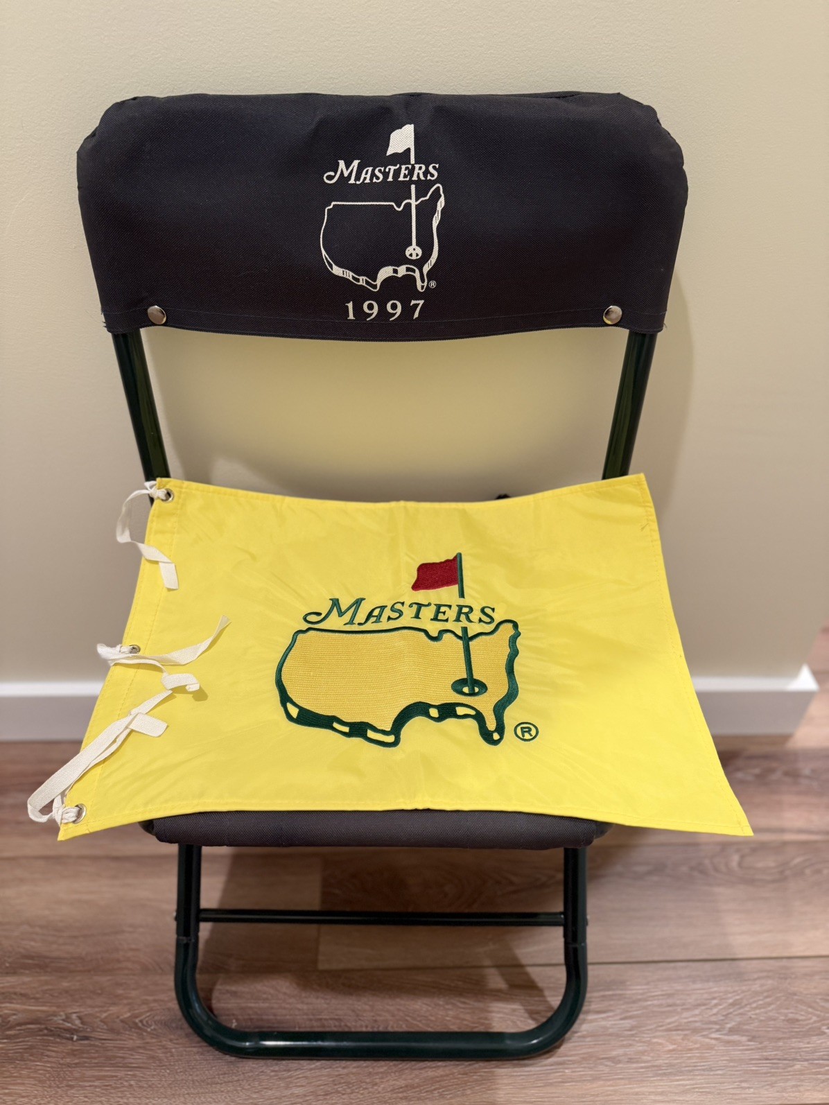 1997 Masters Tournament Flag and vintage Tiger Woods bundle- extremely RARE !!! - second product detail image