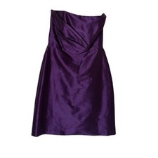 Alfred Sung  Formal Strapless Dress Size 12 Majestic Purple Homecoming Wedding