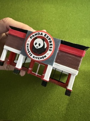 N Scale Fast Food Restaurant Panda  1:160 Building House Asian Rare Unique Built