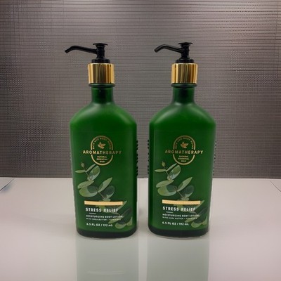 2PK Bath & Body Works Eucalyptus Spearmint Lotion Stress Relief Moisturizer 6.5