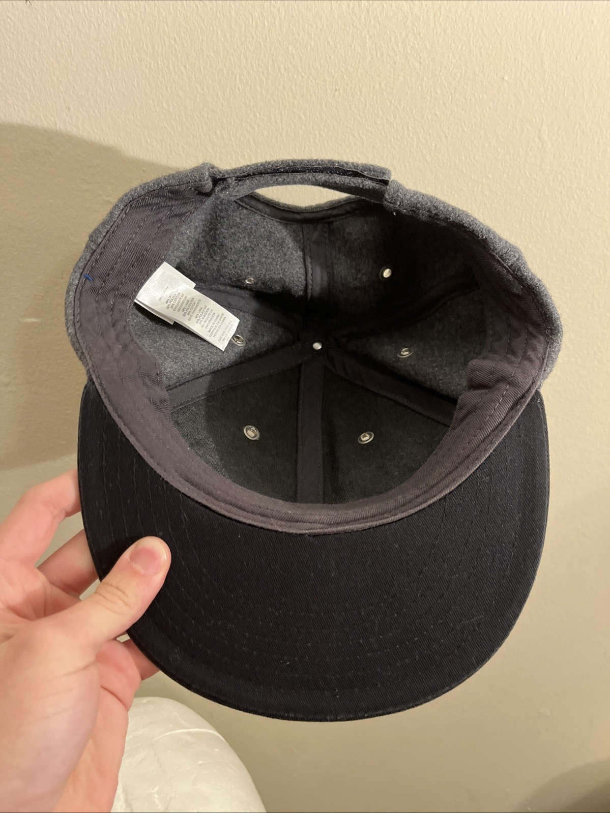 ESPN Wool SnapBack Hat Adjustable Gray - image 9