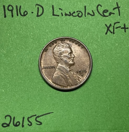 1916 D Lincoln Wheat Cent / Penny 1c Xf Extra Fine See Pictures