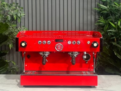 LA MARZOCCO LINEA PB 2 GROUP RED WITH PESADO HANDLES ESPRESSO