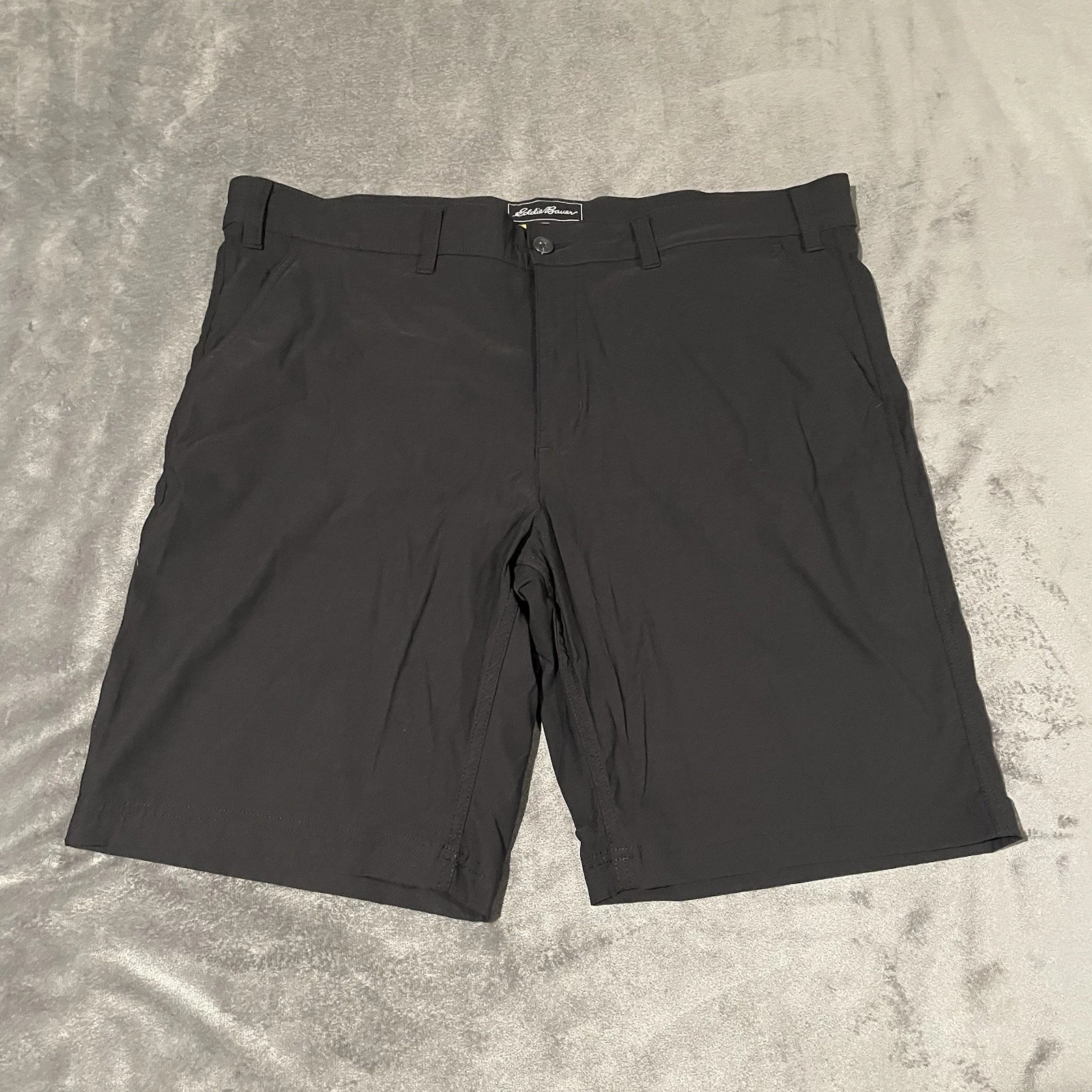 Eddie Bauer Shorts Mens 40 Black Travex Hiking Outdoor Performance Stretch
