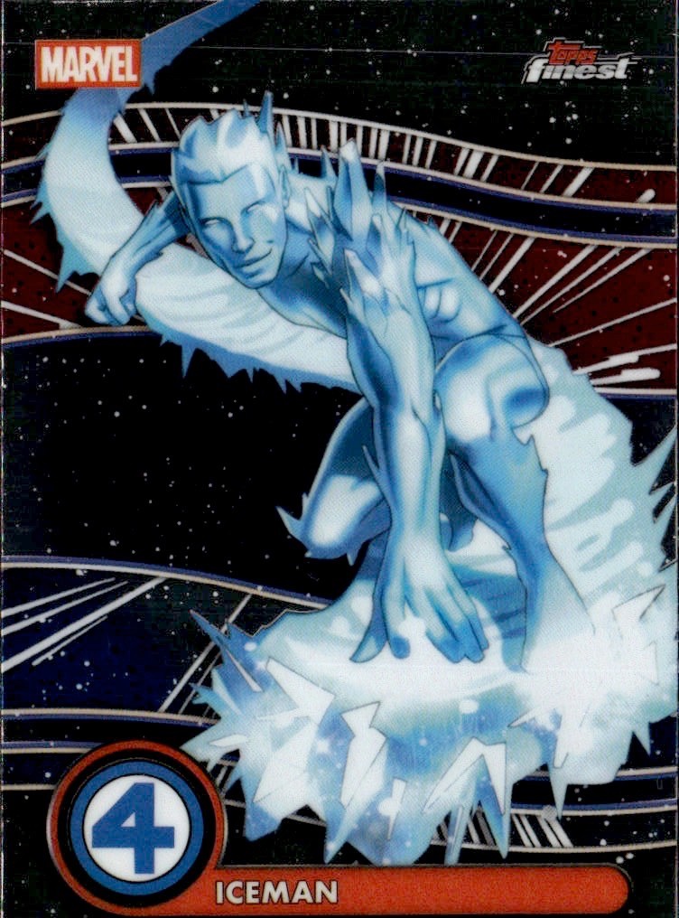 2026 Topps Finest Marvel Fantastic Four Iceman #062 Uncommon