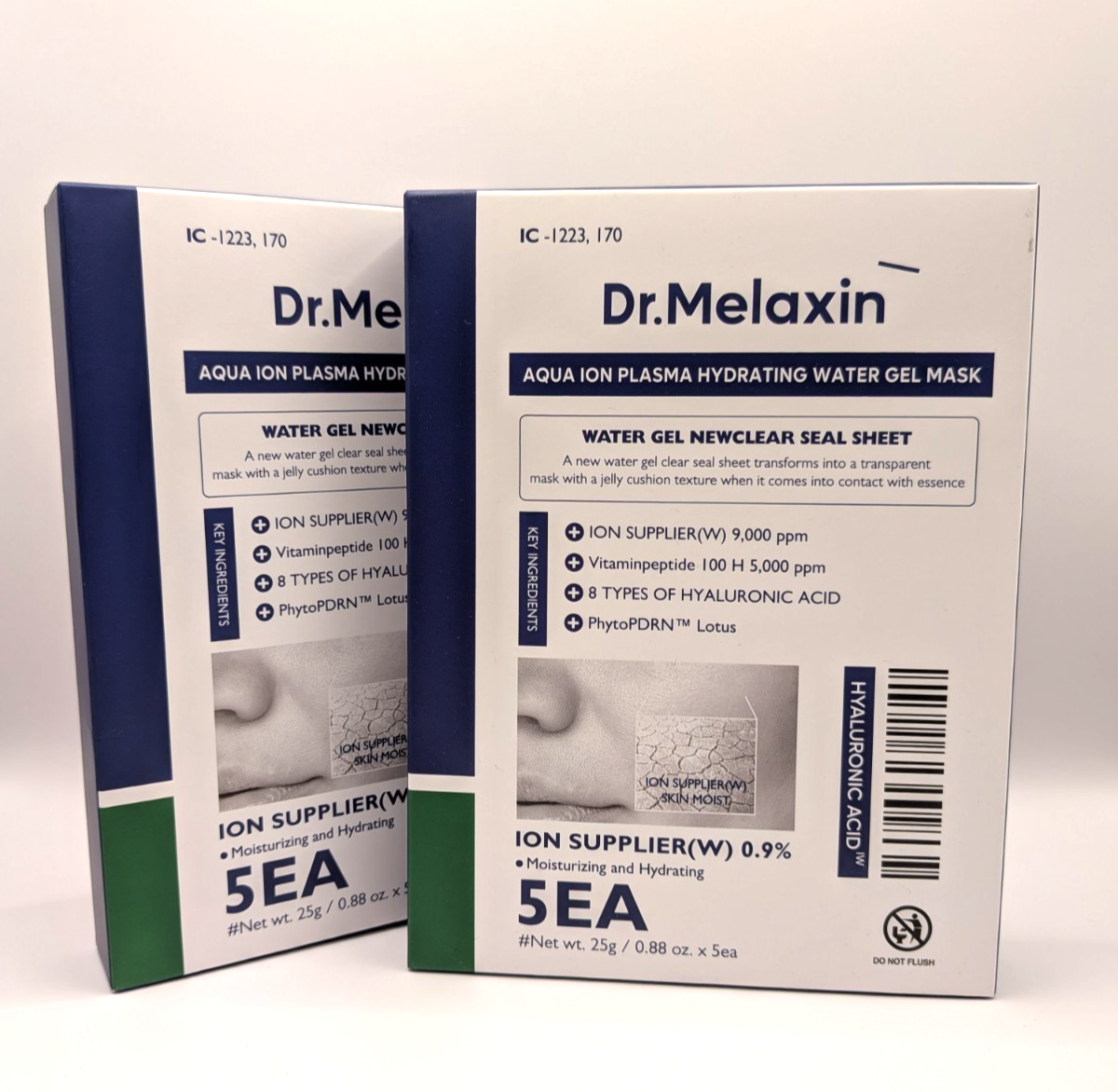 Dr.melaxine Dr.melaxin Aqua Ion Plasma Water Gel Mask 25G*5Ea - Image 5
