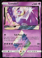 Lunala ◇ 62/156 Rare Prism Star Ultra Prism Pokemon Near Mint