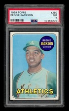 1969 Topps Set-Break #260 Reggie Jackson PSA 7 NM