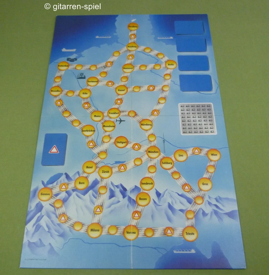 Auf Achse - Brummis Frachten Moneten Komplett - fx Schmid Spiel des Jahres 1987 - Bild 4 von 4