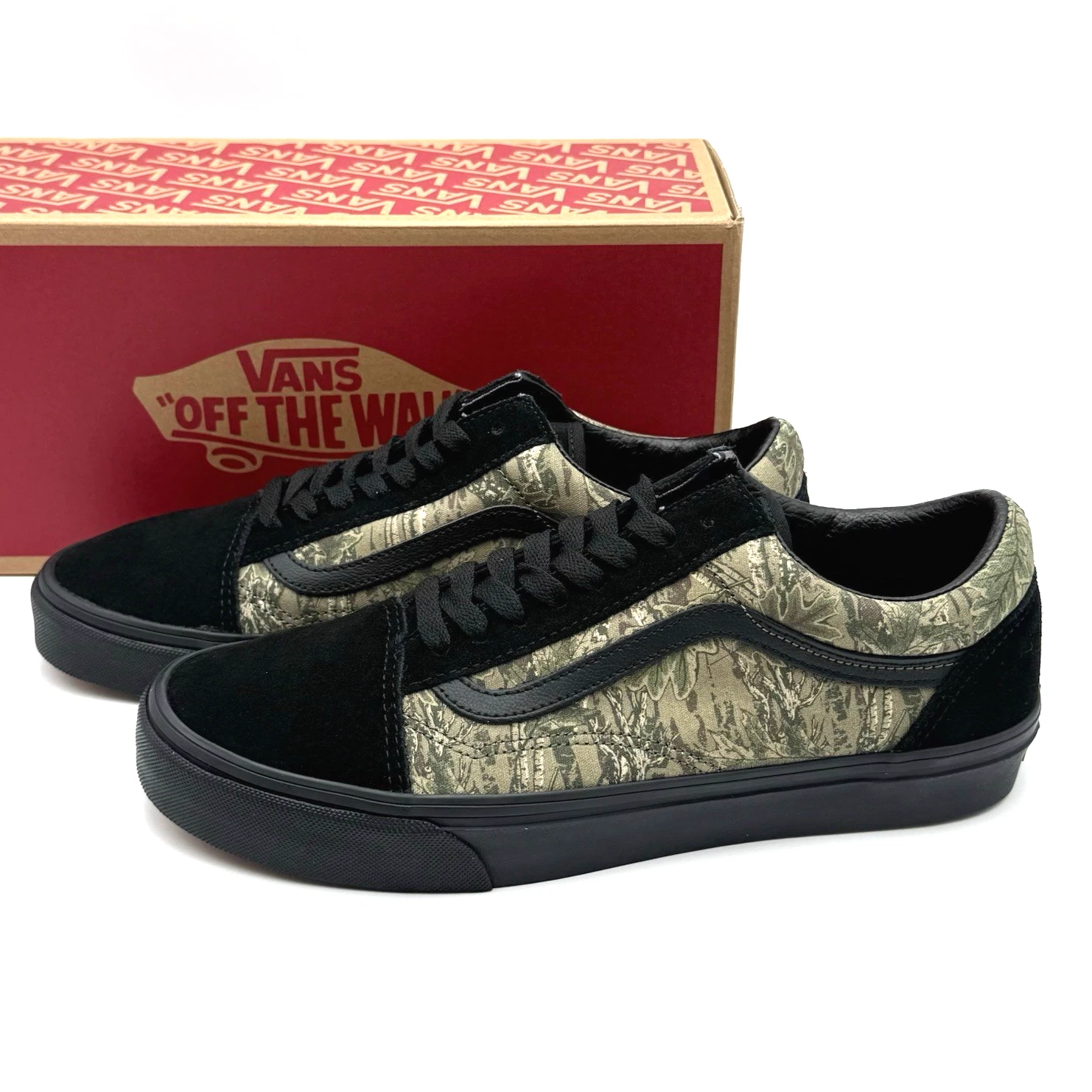 Vans Old Skool Men's Skate Sneakers VN000E9TBLR Black / Camo