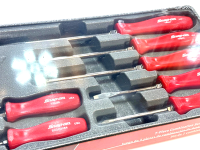 【引取限定】Snap-on スナップオン SDDX70APW クラシックグリップスクリュードライバーセット 7ピースセット【ハンズクラフト宮崎新名爪店】 Snap on Pearl While Hard Handle Combination Screwdriver 7 Pcs