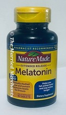 Nature Made Extended Release Melatonin 4 mg 90 Dual Action Tabs ea 2/2027 FRESH 