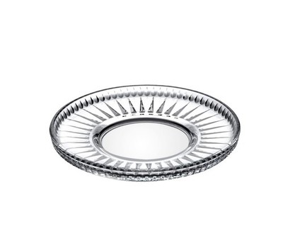 Pasabahce Elysia Untersetzer in Kristalloptik - ø13 cm - 6 teiliges Set