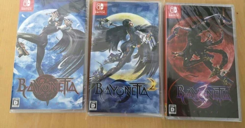 BRAND NEW Nintendo Switch Bayonetta 1 & 2 & 3 set Japan UNOPENED