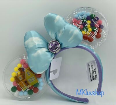 New Disney Parks Pixar UP Minnie Mickey Mouse Ears Headband  display picture 3