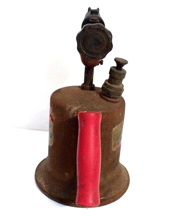 BLOW UP 田名網敬一 1963-1974 Antique Brass Blow Torch Welding Soldering Gas Tool Vintage