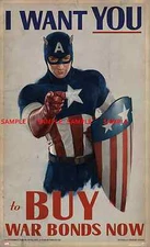 Marvel Captain America 11" x 17" Collector's Movie Poster ( T2 )