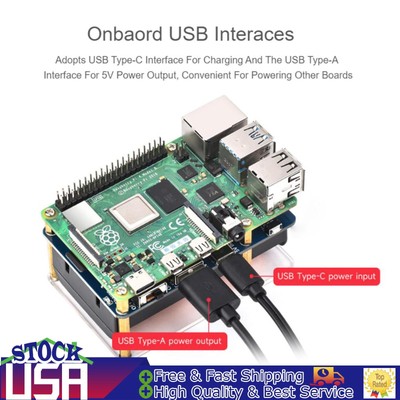 5V UPS HAT (D) Starter Kit For RPI Raspberry Pi Uninterruptible Power Supply
