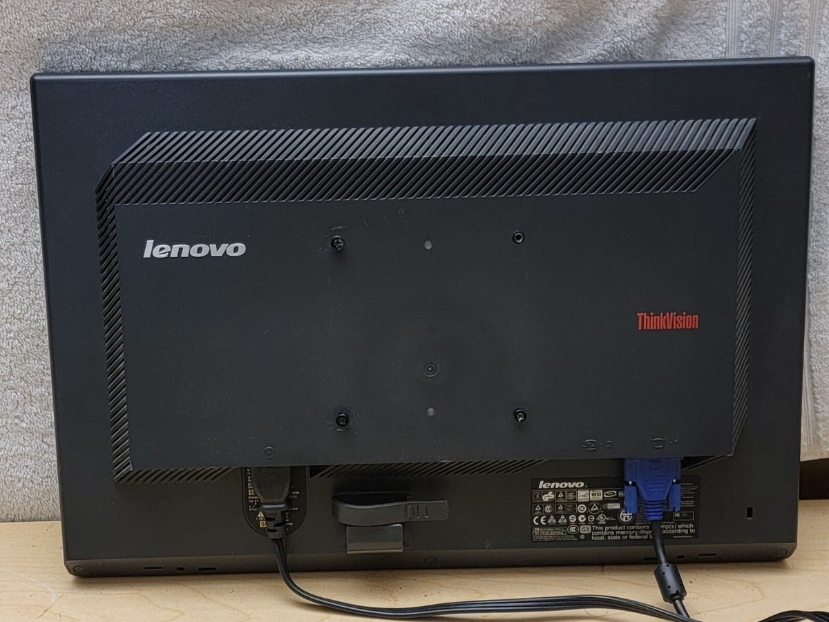 Lenovo ブラックディスプレイ 本体 Lenovo L1940pwD | Widescreen LCD Monitor 1680x1050 75Hz DVI VGA | eBay